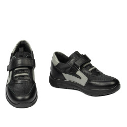 Dziecięce buty 2027 czarno kombinowane