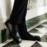 Eleganckie buty męskie 985 czarne florantic lifestyle