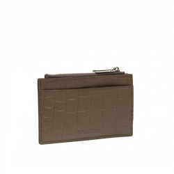 Portfel 209g 01 croco ciemny brąz