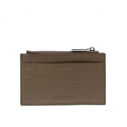 Portfel 209g 01 croco ciemny brąz