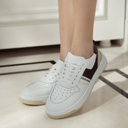 Damskie buty sportowe 6088 biały+beżowy lifestyle