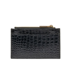Portfel 209g croco lakierowany czarny