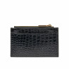 Portfel 209g croco lakierowany czarny