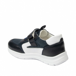Buty dziecięce 2027 w kolorze indigo łączone