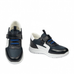 Buty dziecięce 2027 w kolorze indigo łączone