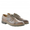 Casualne / eleganckie buty męskie 756 brązowe