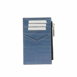Portfel 209g croco blue sky
