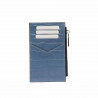 Portfel 209g croco blue sky