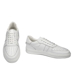 Buty casual/sport męskie 983 białe