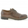 Casualne / eleganckie buty męskie 756 brązowe