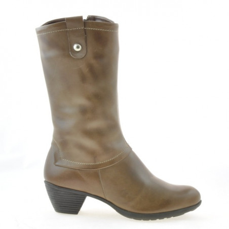 Damskie buty 3228 a kawa