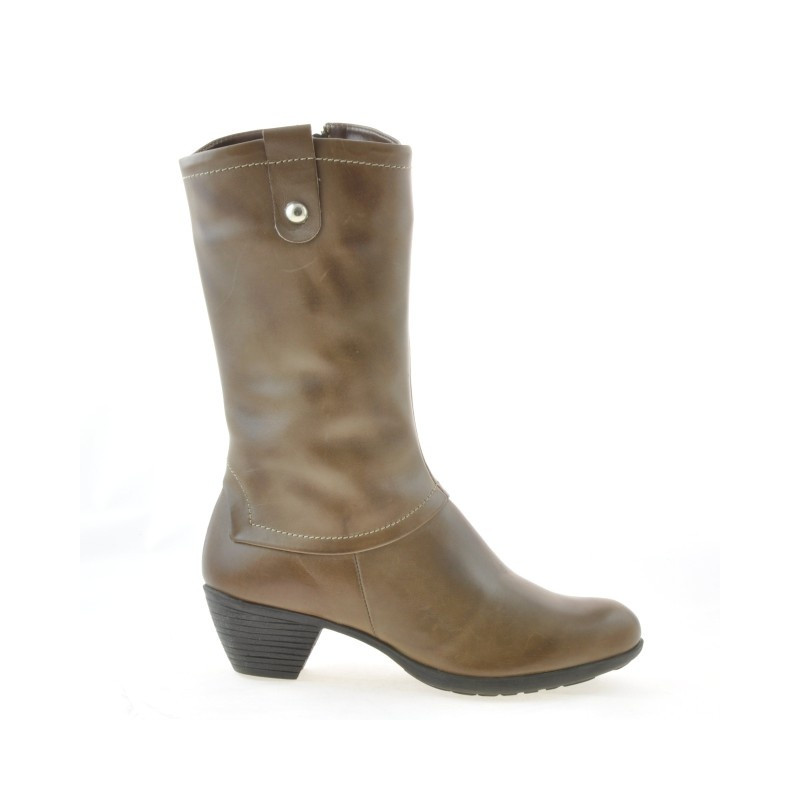 Damskie buty 3228 a kawa