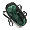 Torba plażowa damska 044g 01 rafia noir