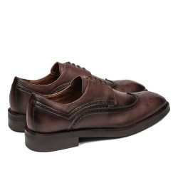 Eleganckie buty męskie 990 a brązowe