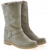 Damskie kozaki 3247 biz khaki