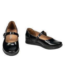 Buty dziecięce 2029 czarny lakier