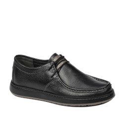 Buty casual męskie 992 czarne łączone