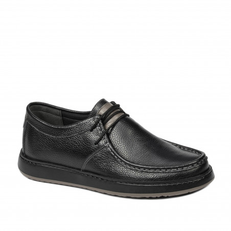Buty casual męskie 992 czarne łączone
