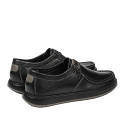 Buty casual męskie 992 czarne łączone