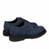 Buty casual męskie 989 azuro zamsz