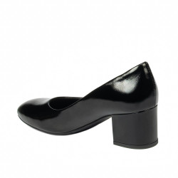 Eleganckie buty damskie 1356 czarny lakier