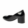 Eleganckie buty damskie 1356 czarny lakier