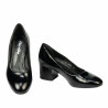 Eleganckie buty damskie 1356 czarny lakier