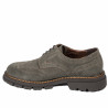 Buty casual męskie 989 szary welur