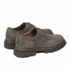 Buty casual męskie 989 szary welur
