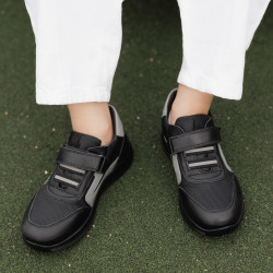 Dziecięce buty 2027 czarno kombinowane lifestyle
