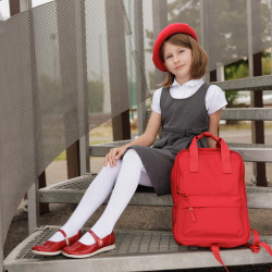 Buty dziecięce 2029 lakierowane czerwone lifestyle