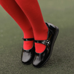 Buty dziecięce 2029 czarny lakier lifestyle