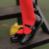 Buty dziecięce 2029 czarny lakier lifestyle