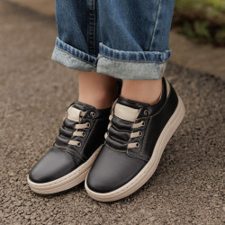 Dziecięce buty 2028 czarno-kompletne lifestyle
