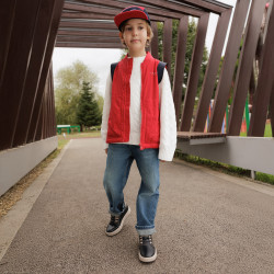 Dziecięce buty 2028 czarno-kompletne lifestyle