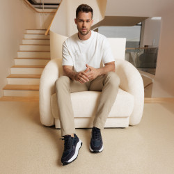 Buty casual/sport męskie 986 indigo kombinowany lifestyle
