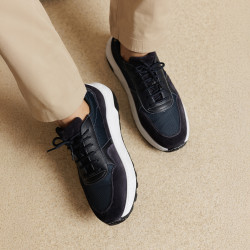 Buty casual/sport męskie 986 indigo kombinowany lifestyle