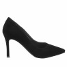 Eleganckie buty damskie 1320 czarny welur