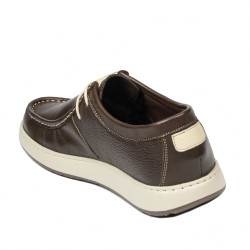 Casualowe buty męskie 992 khaki kombinowane