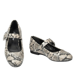 Baleriny damskie 1314 snake
