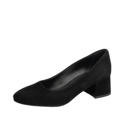 Eleganckie buty damskie 1331 czarny welur
