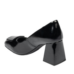 Eleganckie damskie buty 1324 czarny lakier