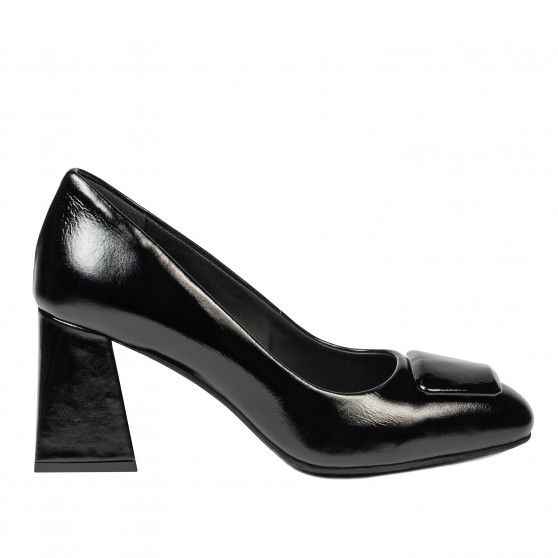 Eleganckie damskie buty 1324 czarny lakier