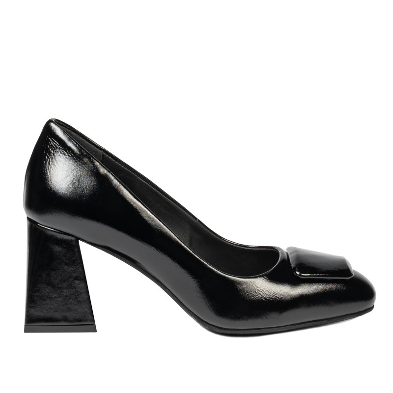 Eleganckie damskie buty 1324 czarny lakier