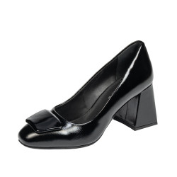 Eleganckie damskie buty 1324 czarny lakier