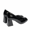 Eleganckie damskie buty 1324 czarny lakier