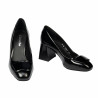 Eleganckie damskie buty 1324 czarny lakier