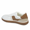 Buty casual/sportowe męskie 983 białe kombinowane