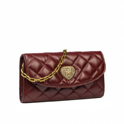 Torba damska na ramię 048g burgundy