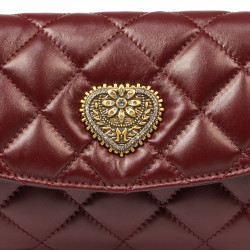 Torba damska na ramię 048g burgundy
